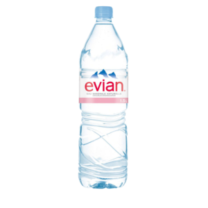 Bouteille d'eau minérale Evian 1,5l