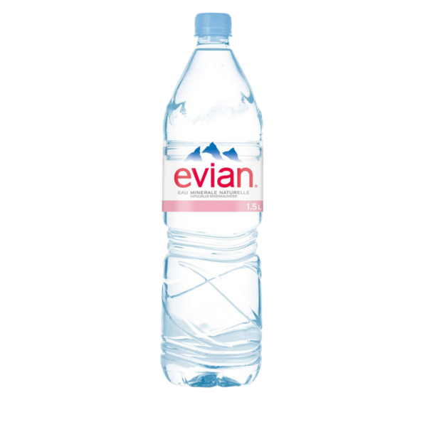 Bouteille d'eau minérale Evian 1,5l