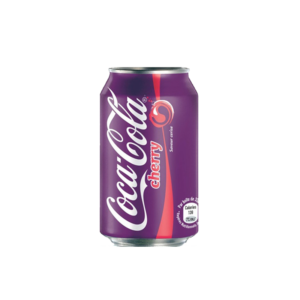 Coca-cola cherry en canette de soda 33cl