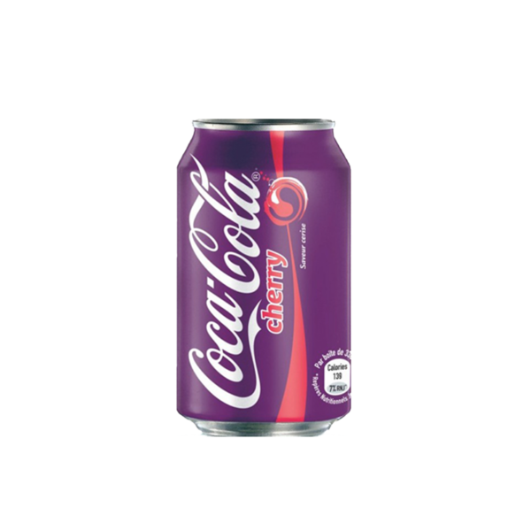 Coca-cola cherry en canette de soda 33cl