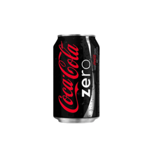 Coca-cola zero en canette de soda 33cl