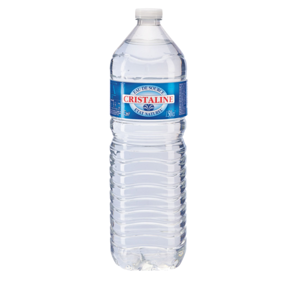 Bouteille d'eau minérale Cristaline 1,5l