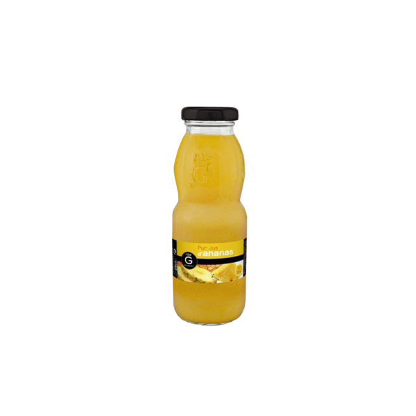 Jus d'Ananas Gilbert en bouteille de verre 25cl Le Mans