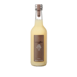 Jus de poire de chez Alain Milliat en bouteille en verre de 33cl