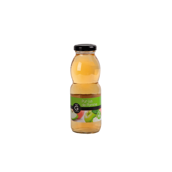 Jus de Pomme Gilbert en bouteille de verre 25cl Le Mans