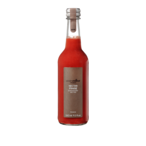 Nectar de fraise de chez Alain Milliat en bouteille en verre de 33cl