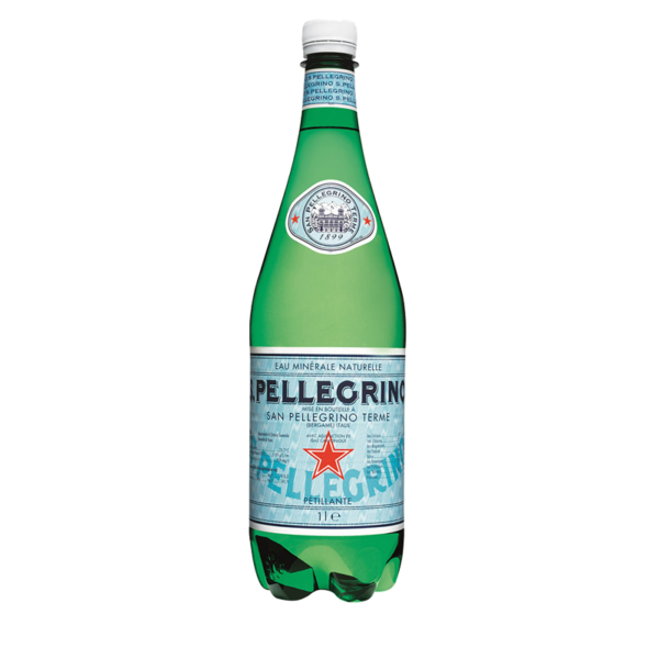 Bouteille d'eau pétillante de San Pellegrino 1L