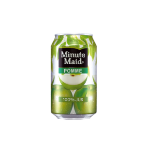 Canette de Minute maid goût pomme - soda 33cl