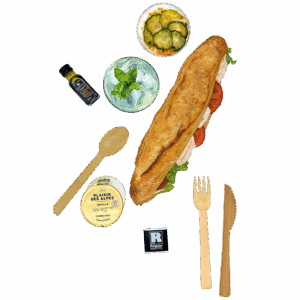 Box sandwich fermier